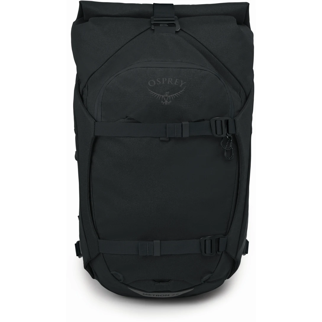 Osprey Metron Roll Top 22L Backpack - Black 2 Osprey Metron Roll Top 22L Backpack - Black - Image 2