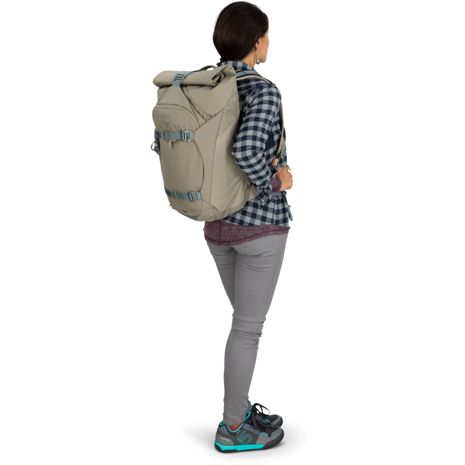 Osprey Metron Roll Top 22L Backpack - Black 6 Osprey Metron Roll Top 22L Backpack - Black - Image 6